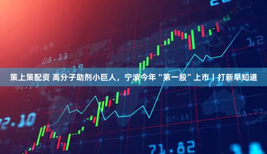 策上策配资 高分子助剂小巨人，宁波今年“第一股”上市丨打新早知道