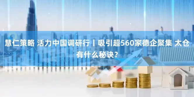慧仁策略 活力中国调研行丨吸引超560家德企聚集 太仓有什么秘诀？