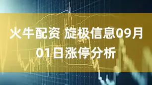 火牛配资 旋极信息09月01日涨停分析